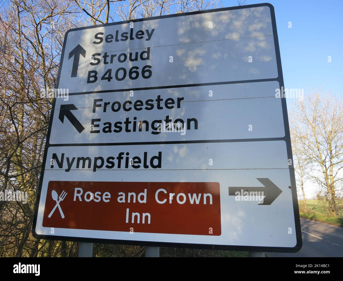 Cotswold Way long distance footpath National Trail. The Cotswolds AONB