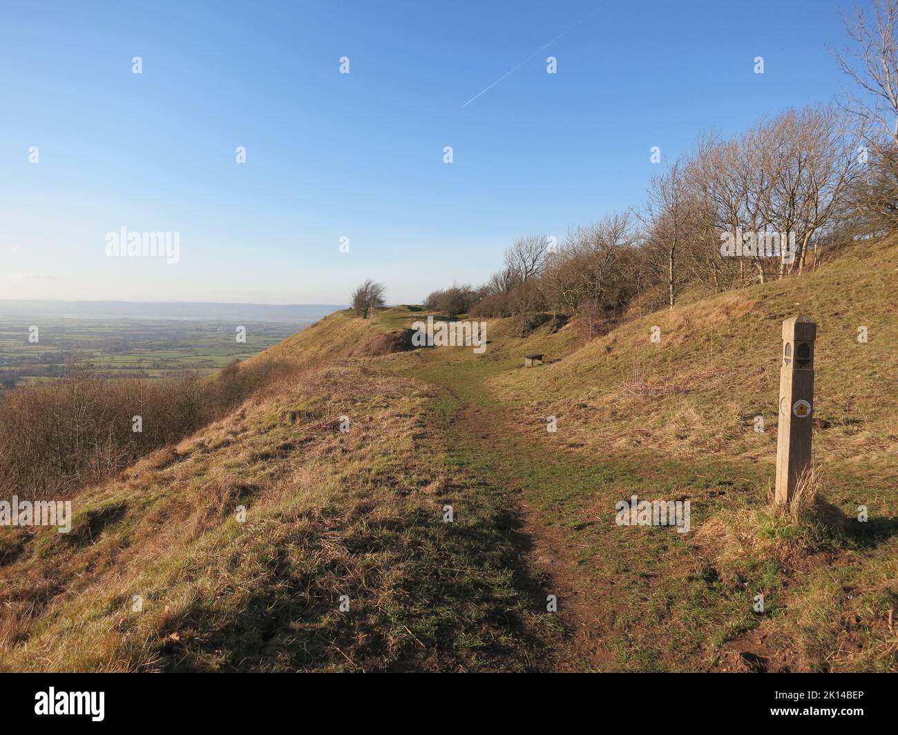 Cotswold Way long distance footpath National Trail. The Cotswolds AONB ...
