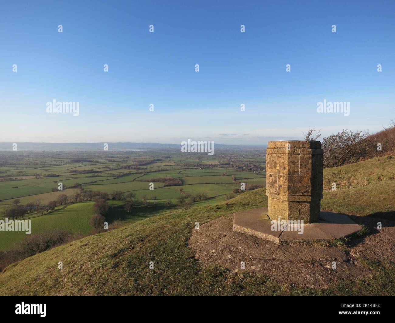 Cotswold Way long distance footpath National Trail. The Cotswolds AONB