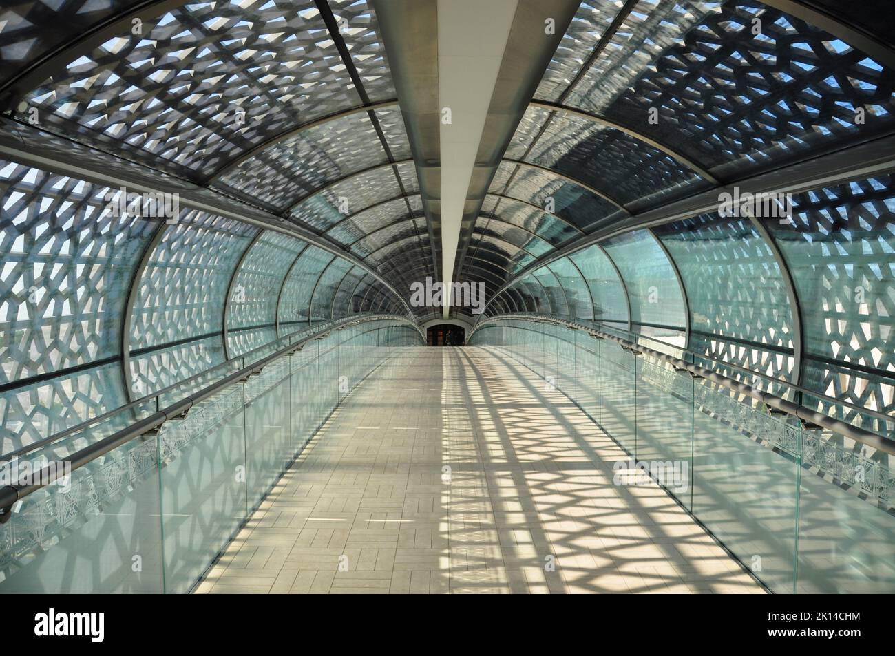 Pedestrian bridge in Opera of Muscat, Oman Stock Photo - Alamy