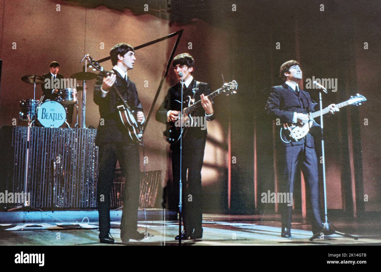 EMI CD  Disc Booklet - The Beatles - Live at the BBC. Stock Photo