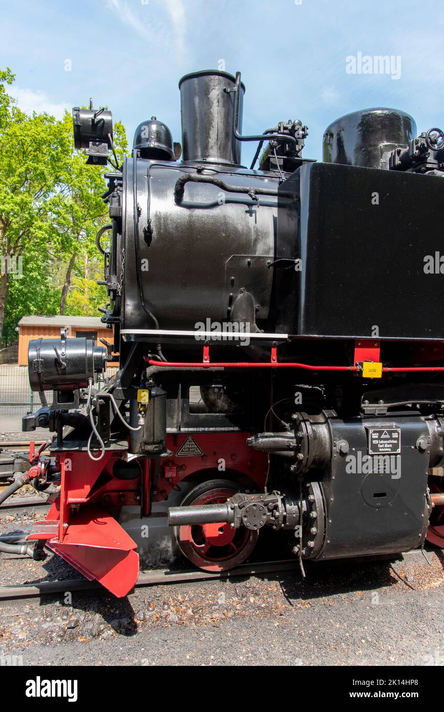 Historic steam on the island of Rügen Stock Photo Alamy