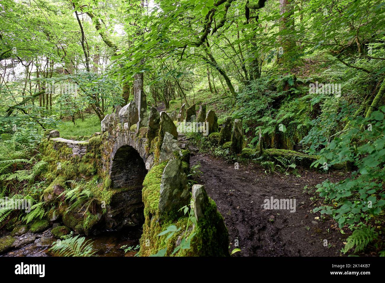 Fairy Bridge of Glen Creran, Scotland Stock Photo