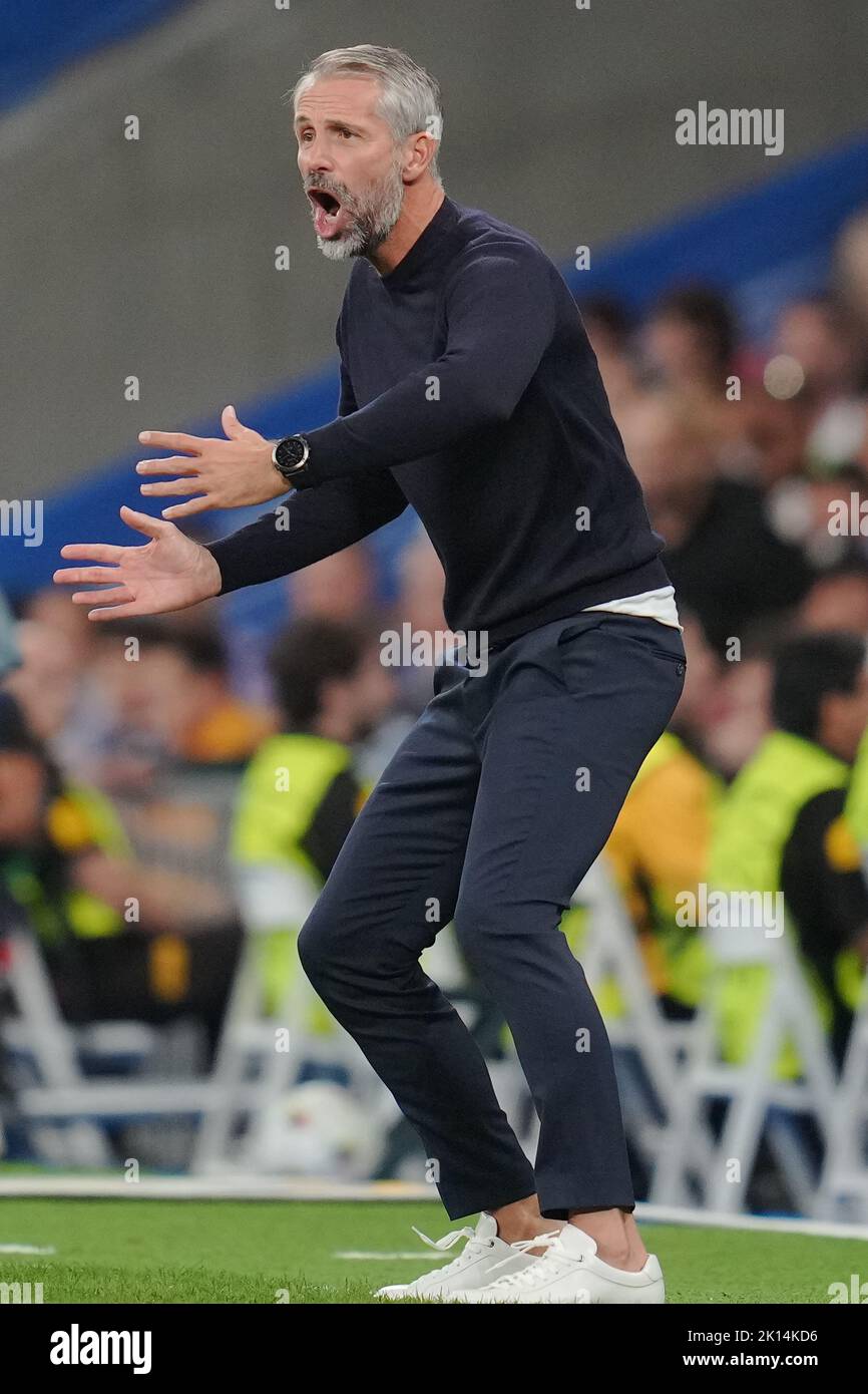 RB Leipzig head coach Marco Rose during the UEFA Champions League match