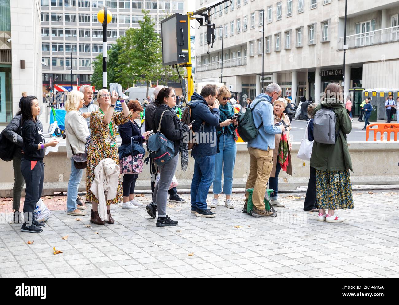 Uk Queue London,UK,15th September 2022,The Lying in State queue continues to ...