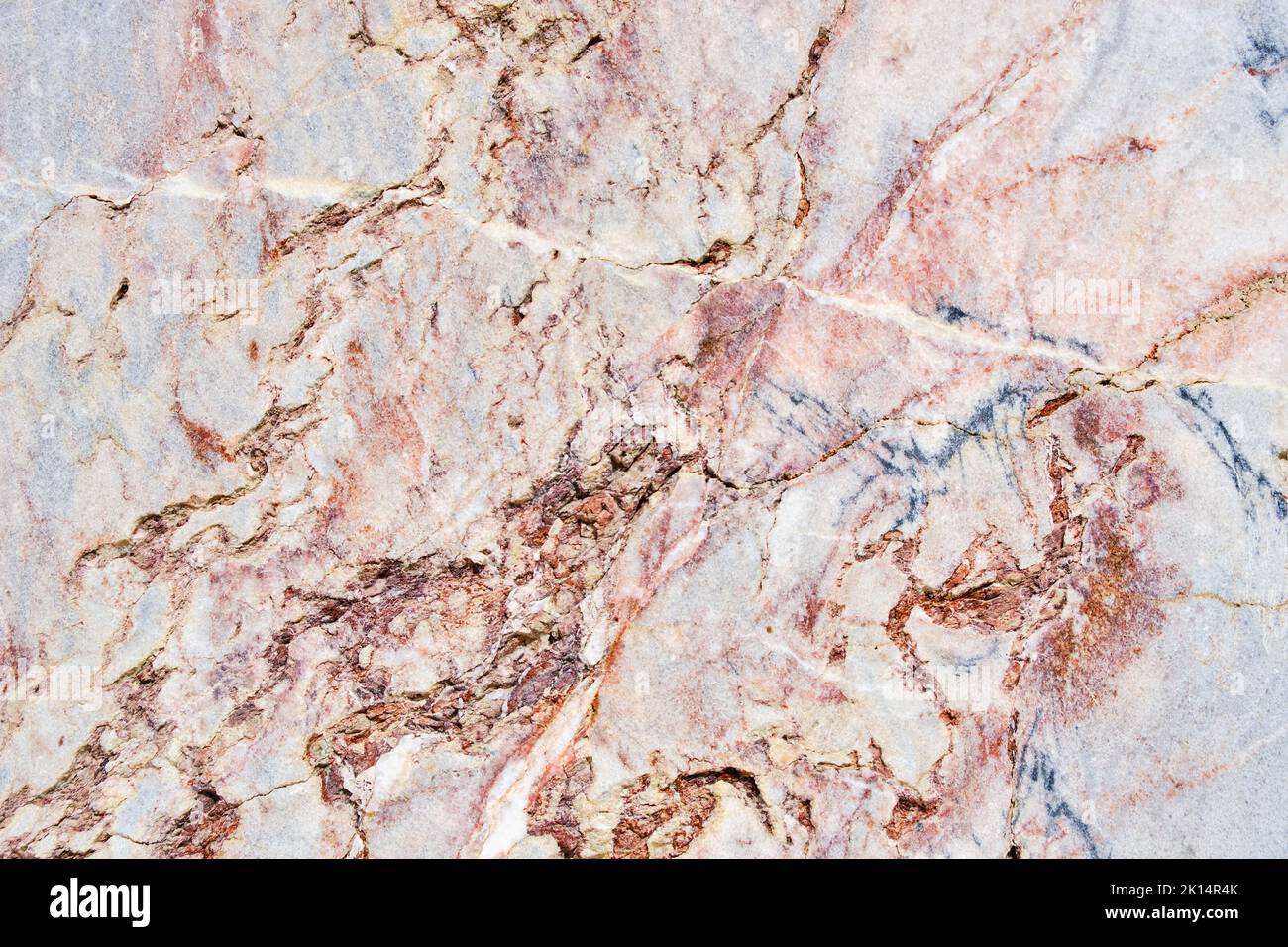 Texture and background marble surface with pink veins Stock Photo