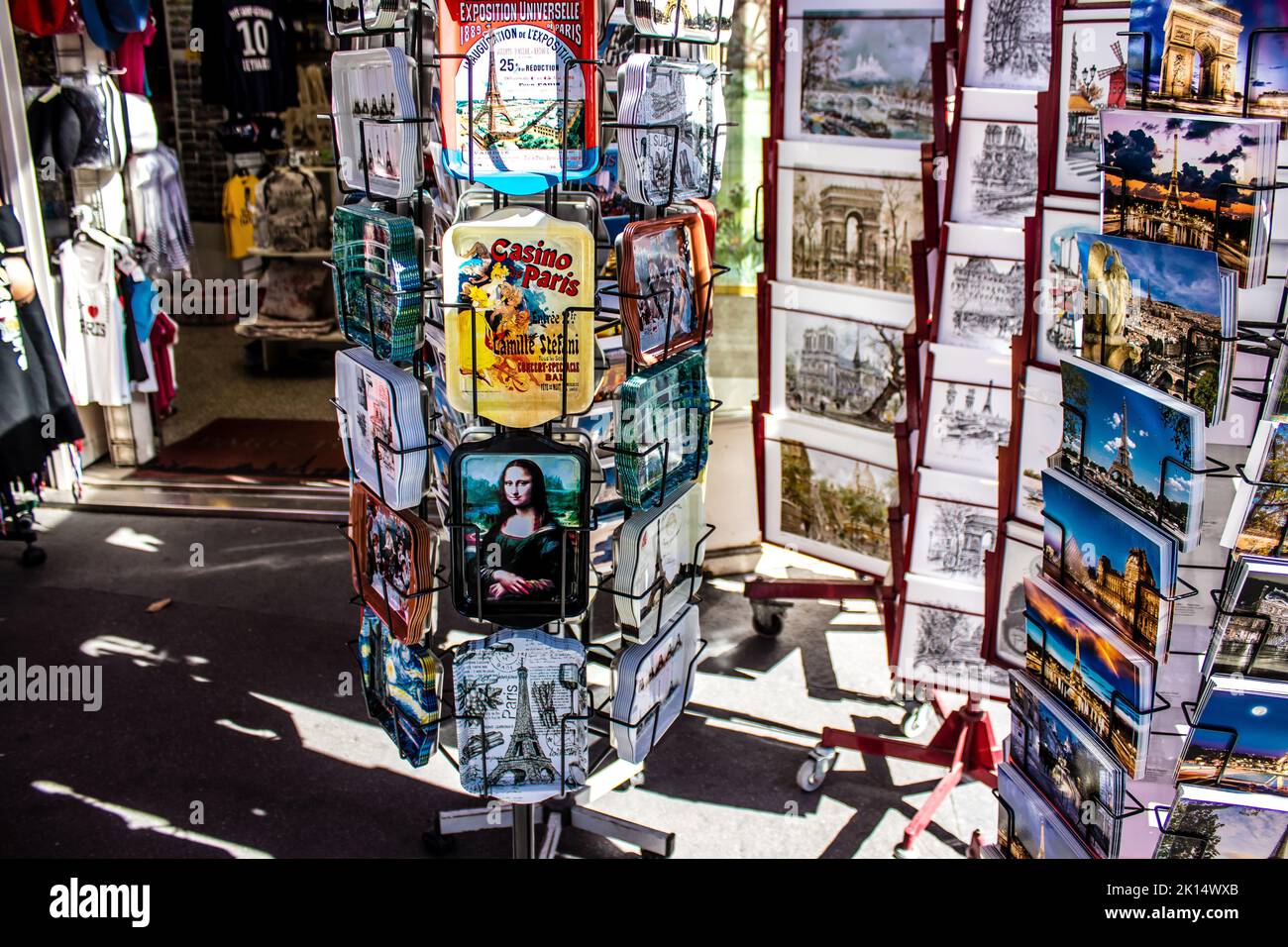 Paris, France - September 14, 2022 Decorative objects and various gift ...
