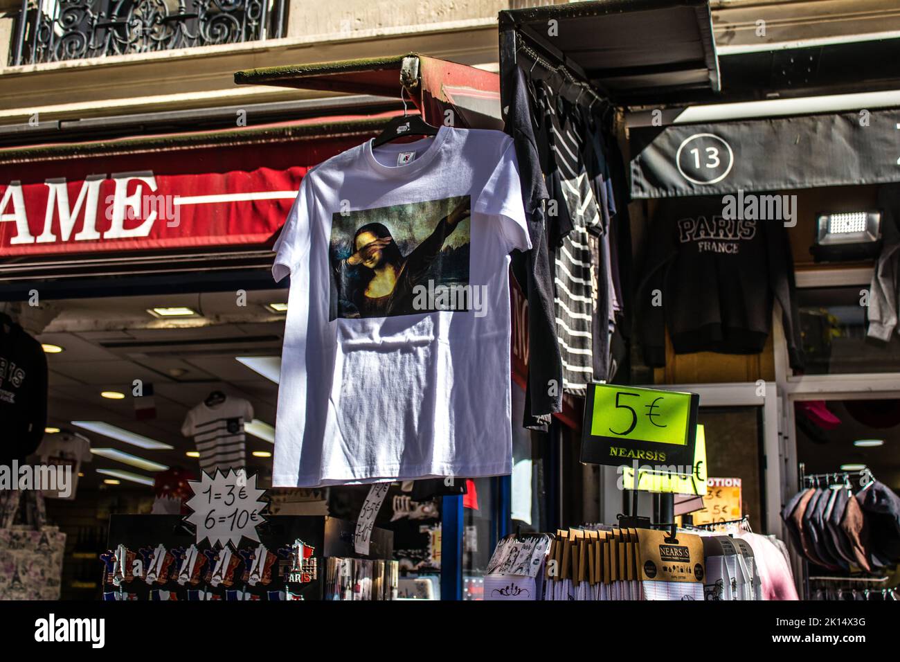 Paris, France - September 14, 2022 Decorative objects and various gift ...