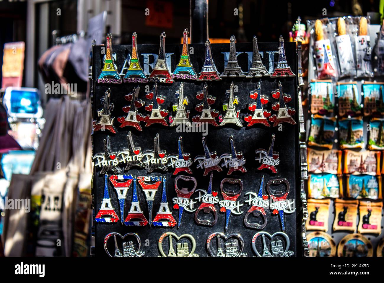 Paris, France - September 14, 2022 Decorative objects and various gift ...