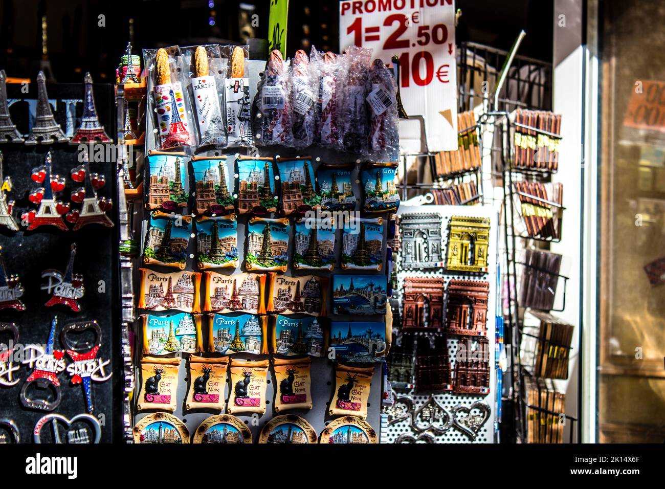 Shop For Object Paris, France - September 14, 2022 Decorative objects and various gift ...