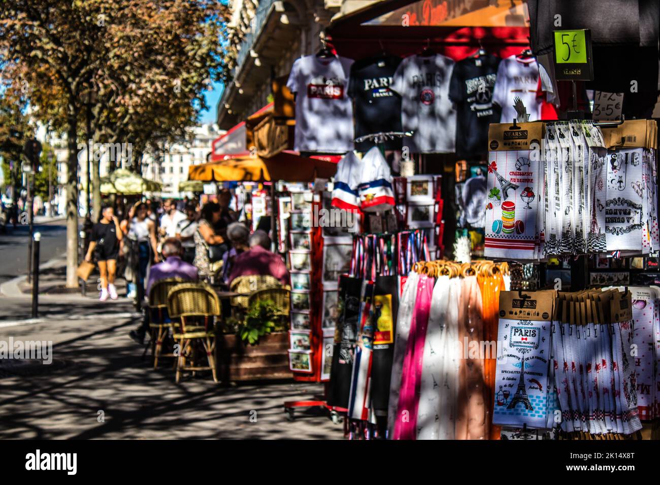 Paris, France - September 14, 2022 Decorative objects and various gift ...