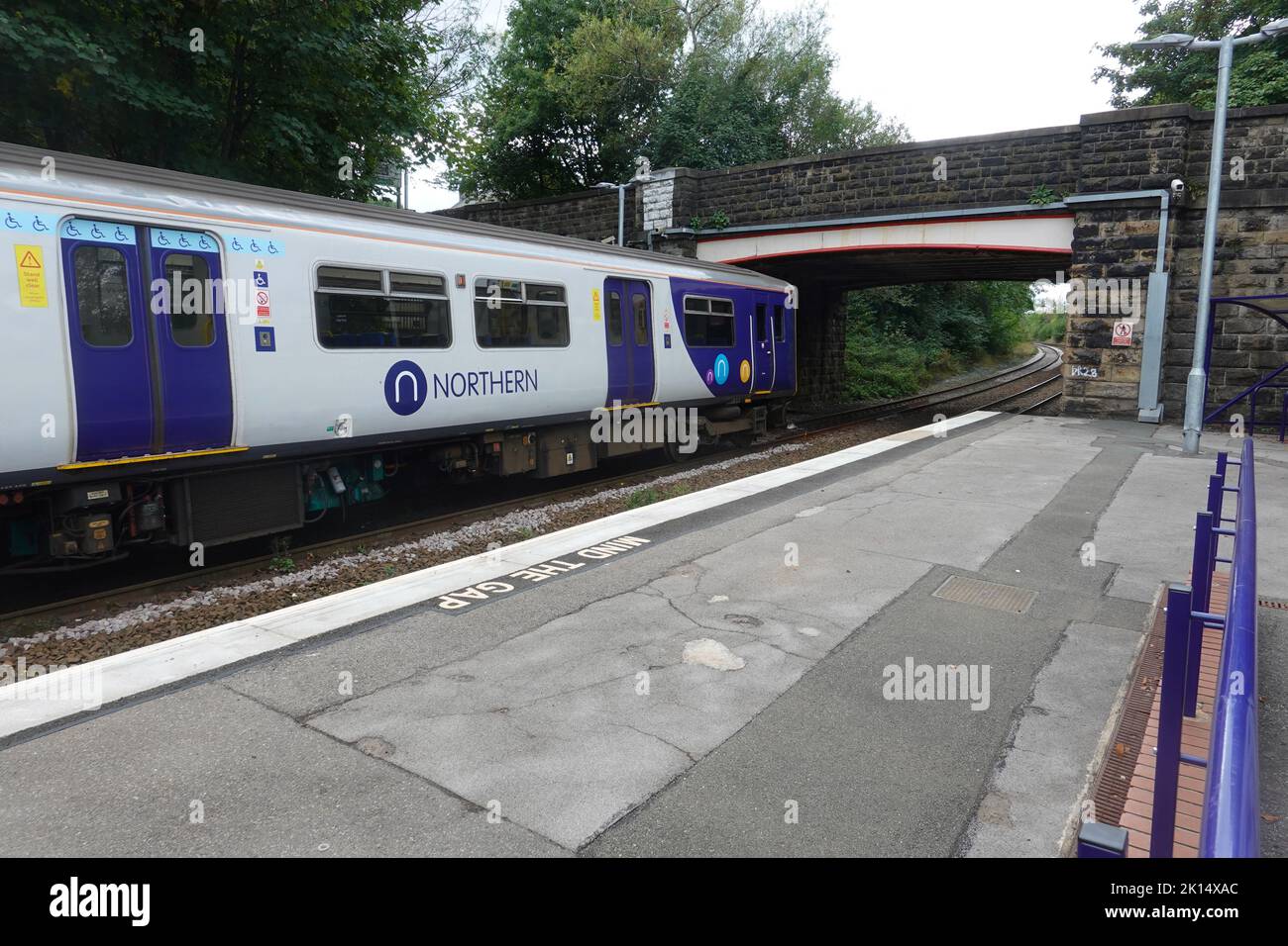 A Northern train at Chapel en le Frith Station Stock Photo Alamy