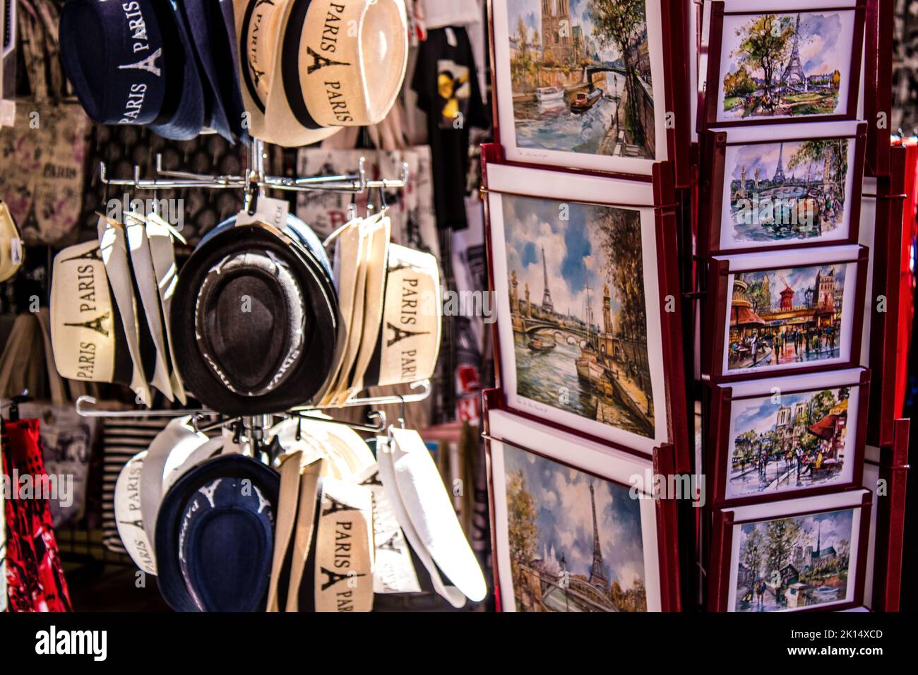 Paris, France - September 14, 2022 Decorative objects and various gift ...