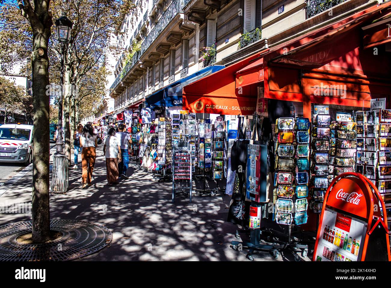 Paris, France - September 14, 2022 Decorative objects and various gift ...