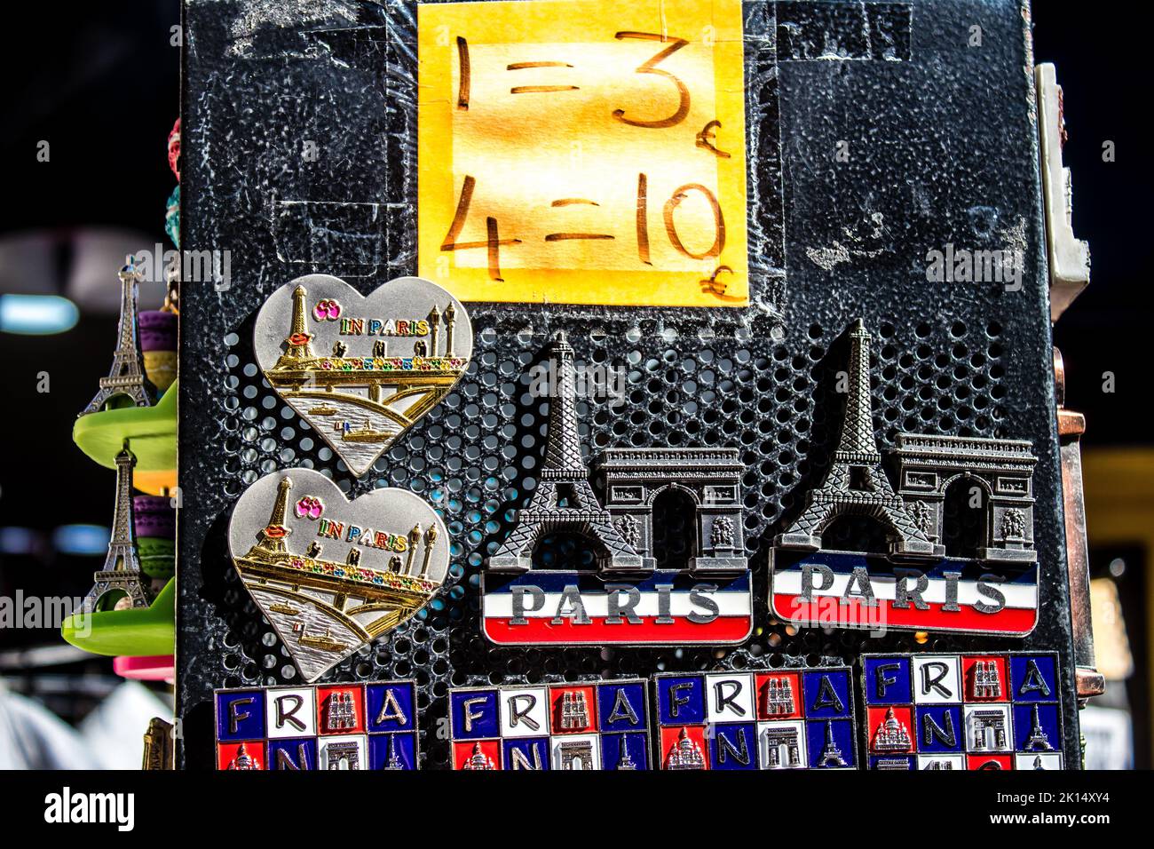 Paris, France - September 14, 2022 Decorative objects and various gift ...