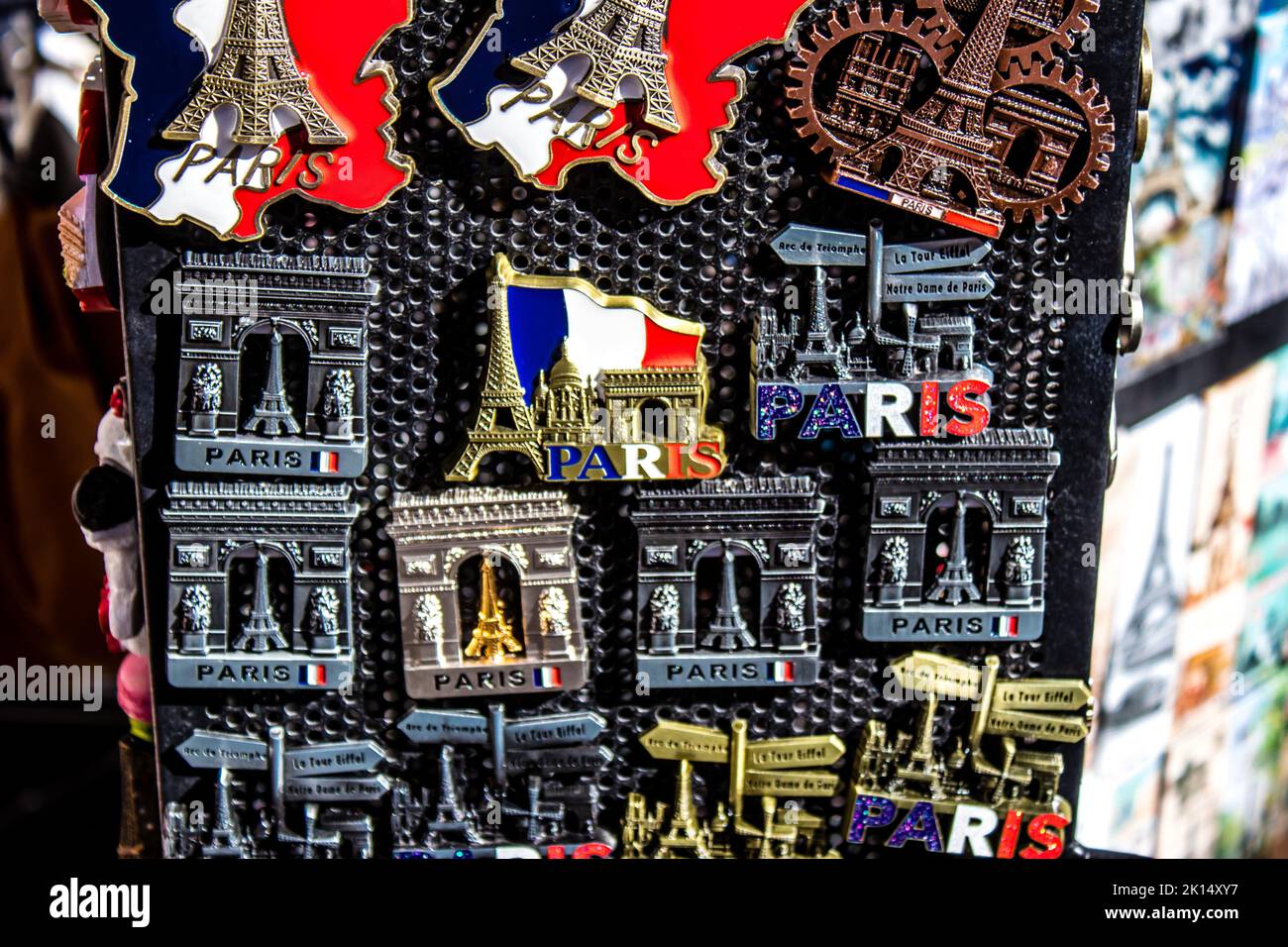 Paris, France - September 14, 2022 Decorative objects and various gift ...