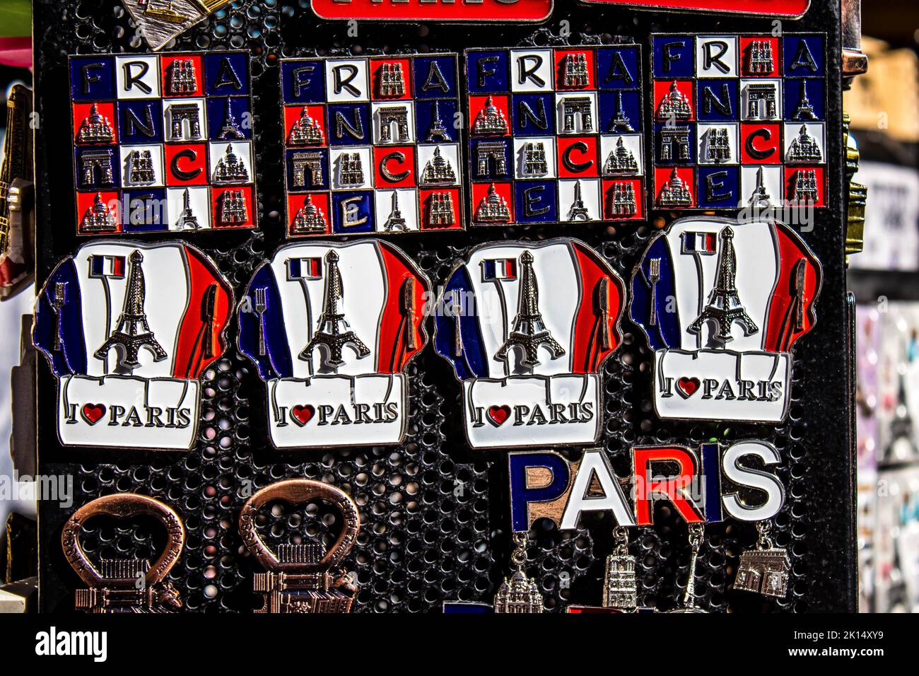 Paris, France - September 14, 2022 Decorative objects and various gift ...
