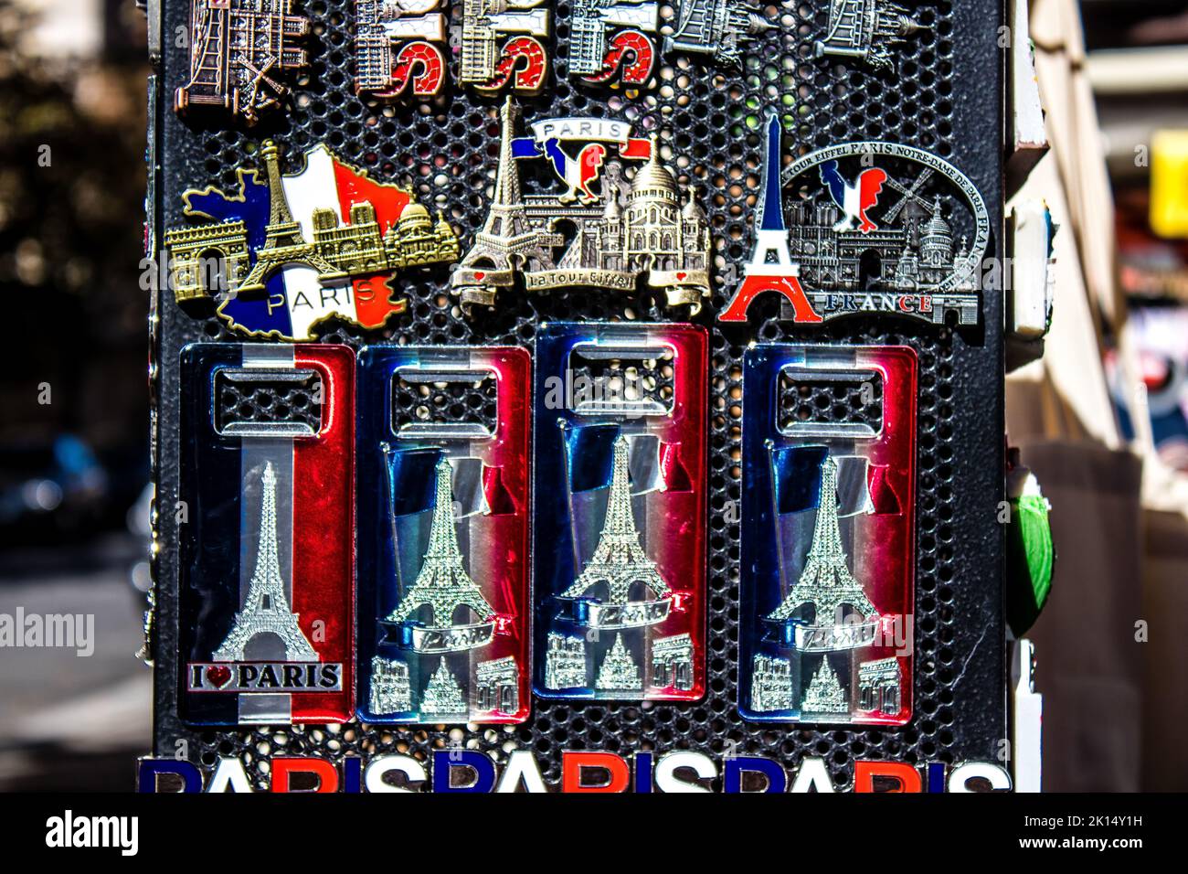 Paris, France - September 14, 2022 Decorative objects and various gift ...