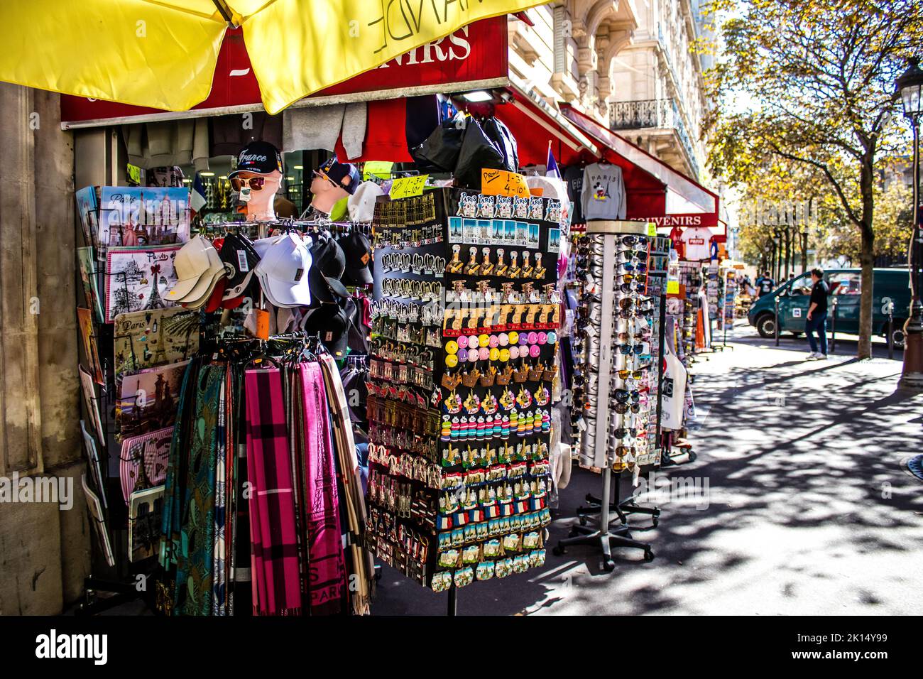 Paris, France - September 14, 2022 Decorative objects and various gift ...