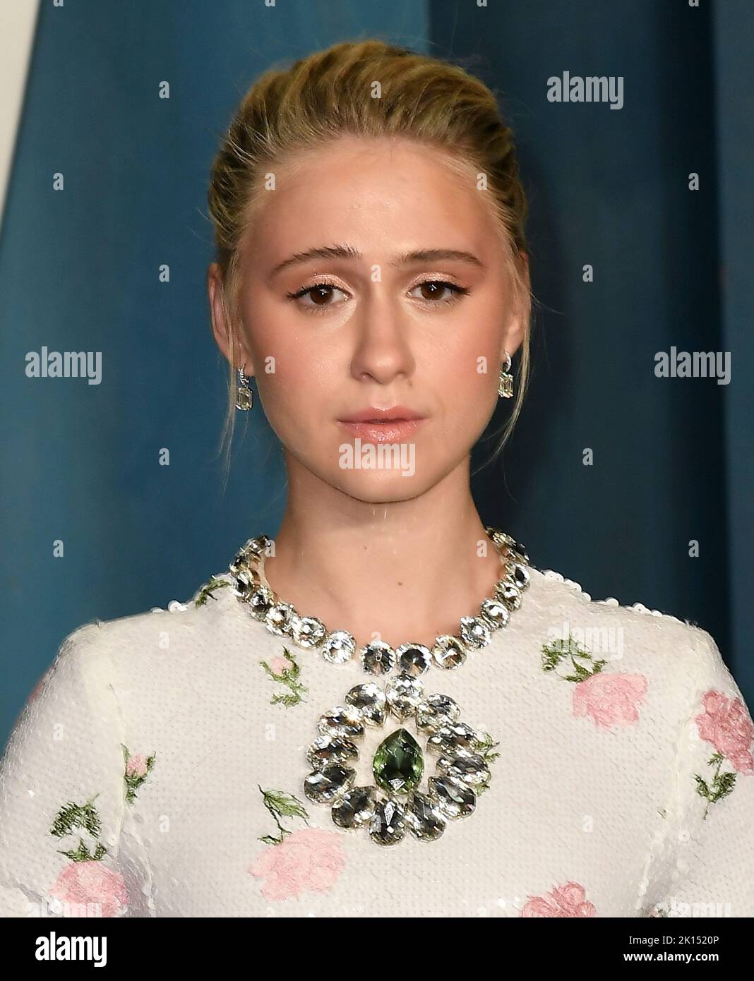 Maria Bakalova attends the 2022 Vanity Fair Oscar Party hosted by