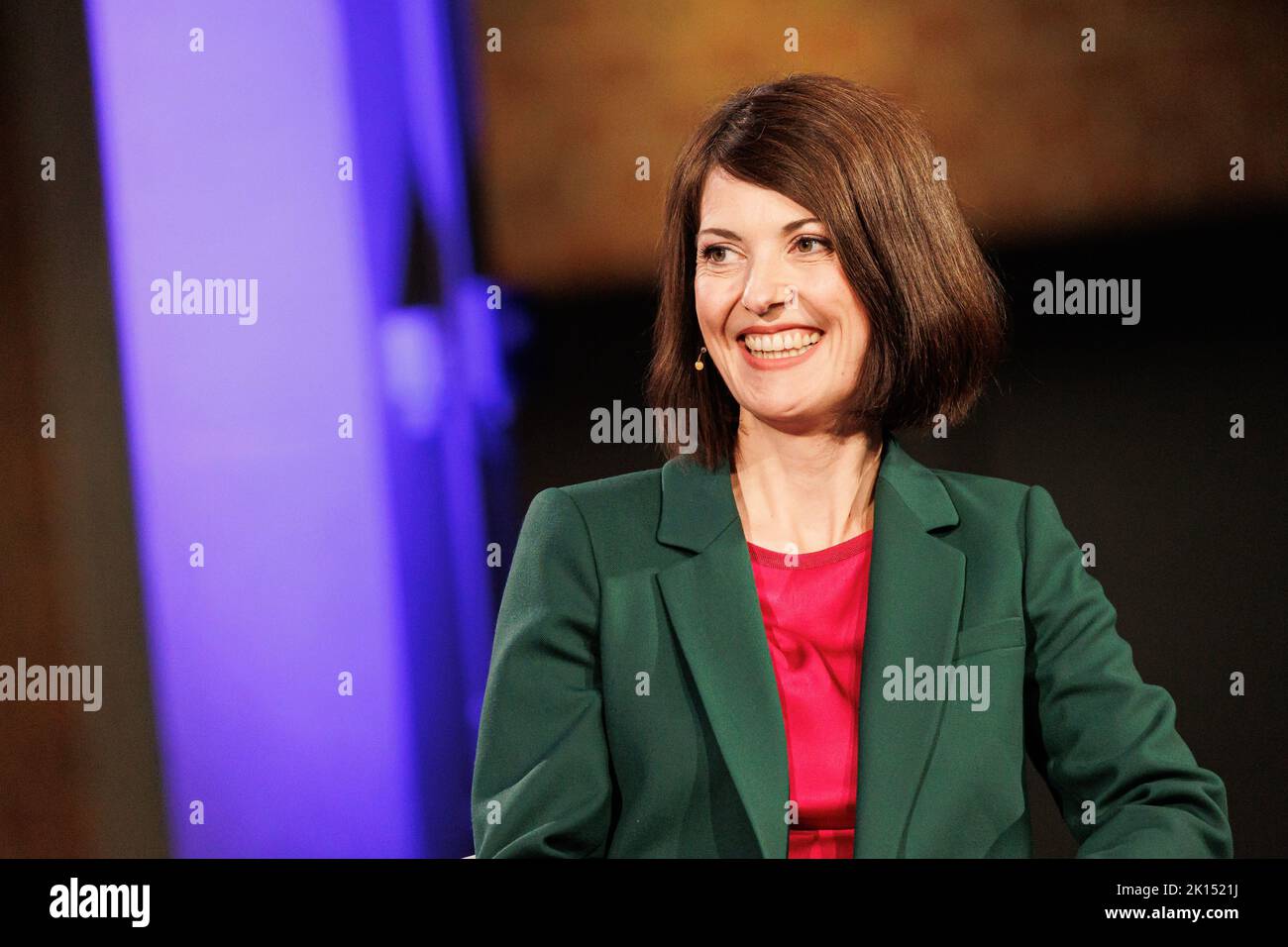 Hanover, Germany. 15th Sep, 2022. Dany Schrader, Editor-in-Chief of the  Hannoversche Allgemeine Zeitung (HAZ), at the talk show RND vor Ort from  Redaktionsnetzwerk Deutschland. Credit: Michael MattheydpaAlamy Live News  Stock Photo -