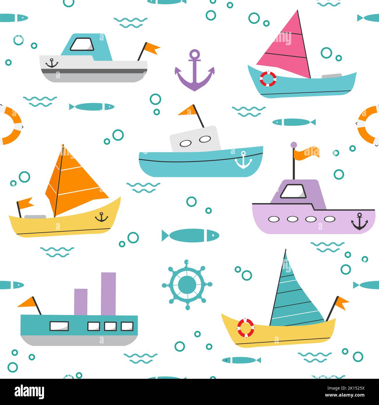 Decorated boats Stock Vector Images - Alamy
