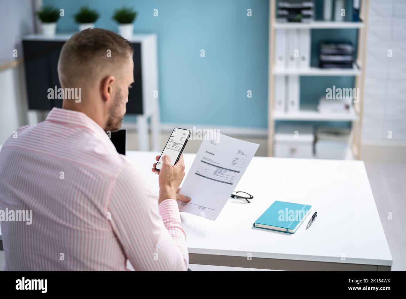 OCR Recognition Taking Photo Using Mobile Phone Stock Photo - Alamy