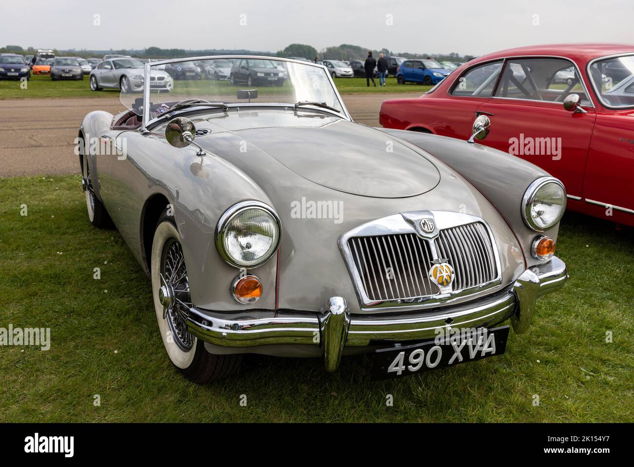 Mga Display 1959 1958 MG MGA roadster ‘490 XVA’ on display at the June Scramble ...