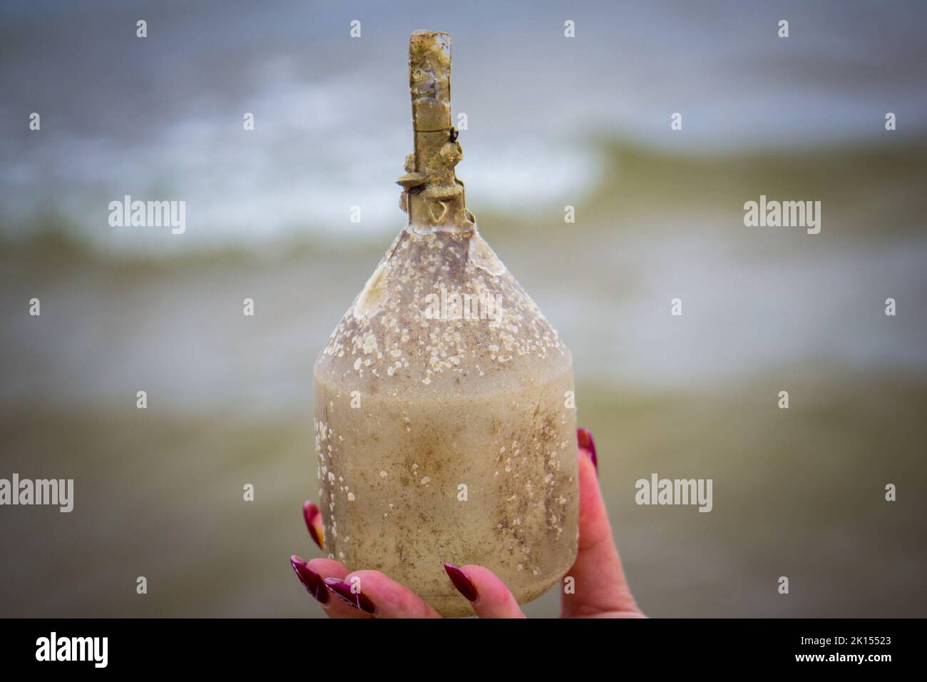 Message in a Bottle. Stock Photo