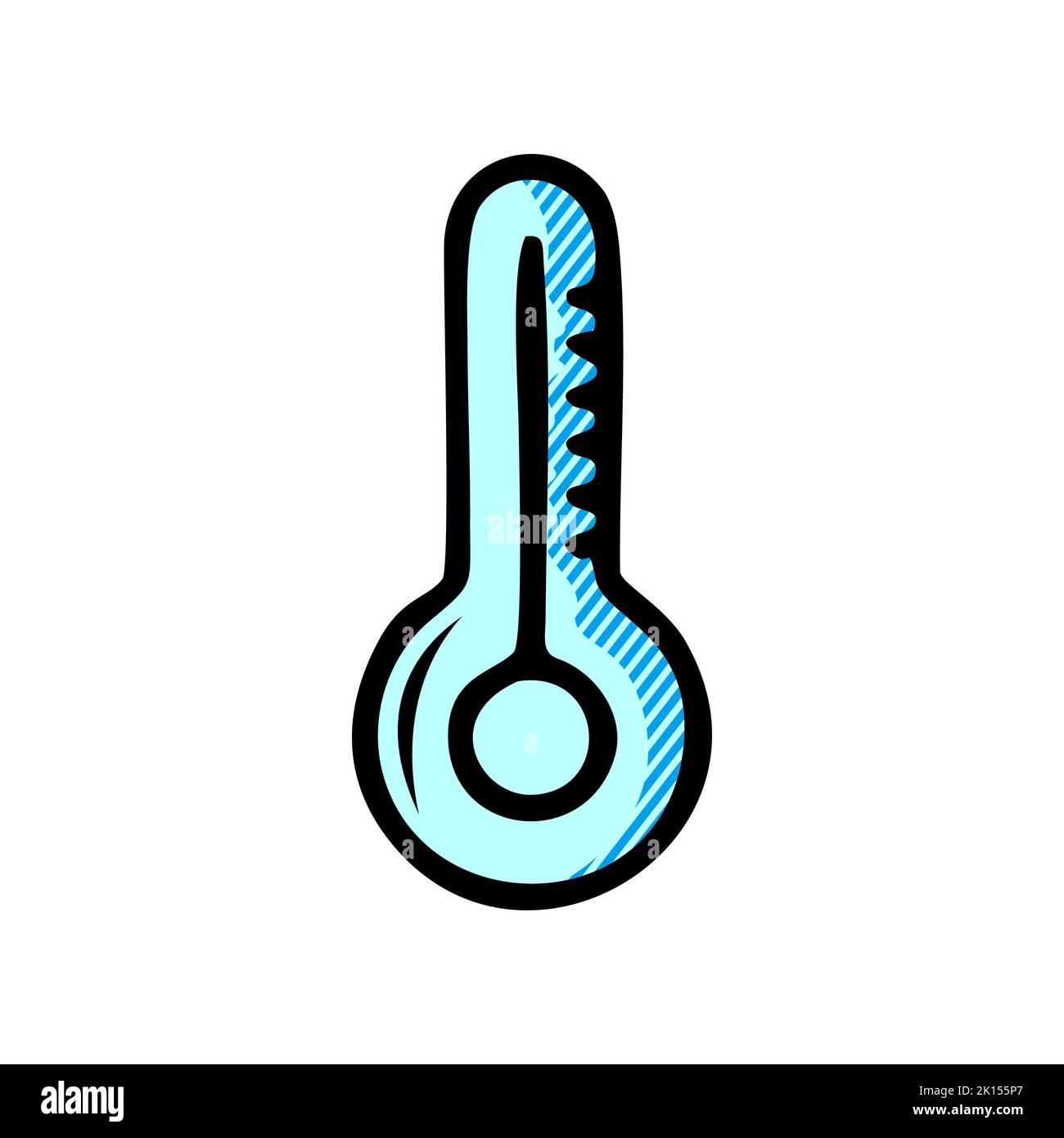 temperature icon isolated on white background from science collection