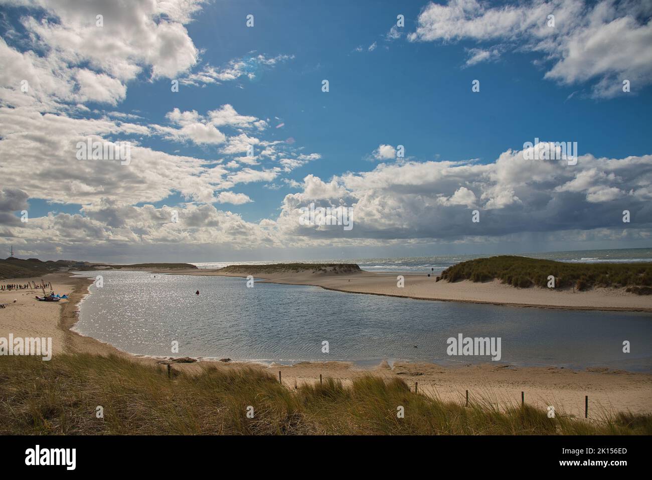 Beach at Camperduin in the North of Netherlands Stock Photo - Alamy