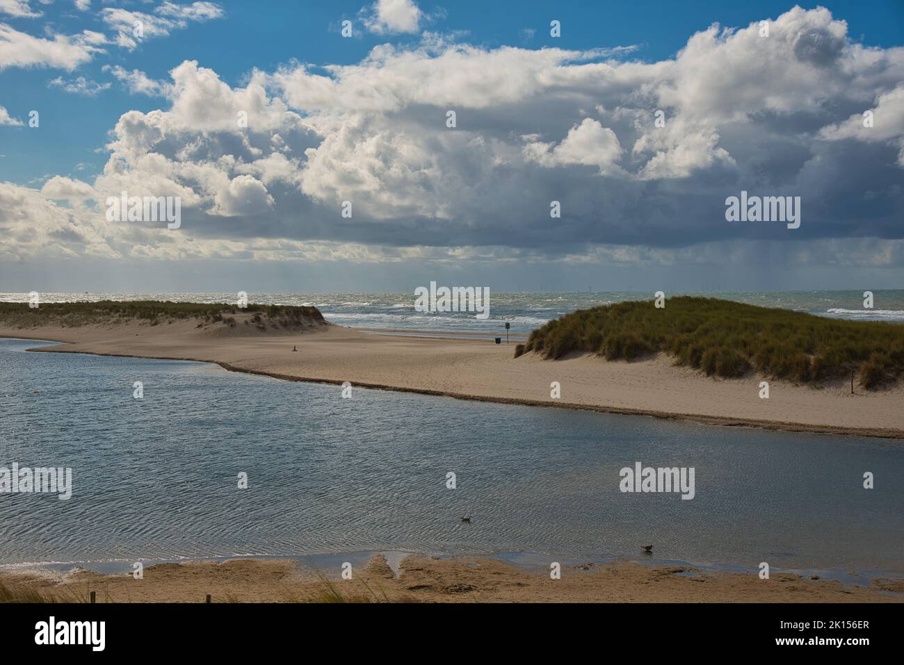 Beach at Camperduin in the North of Netherlands Stock Photo - Alamy