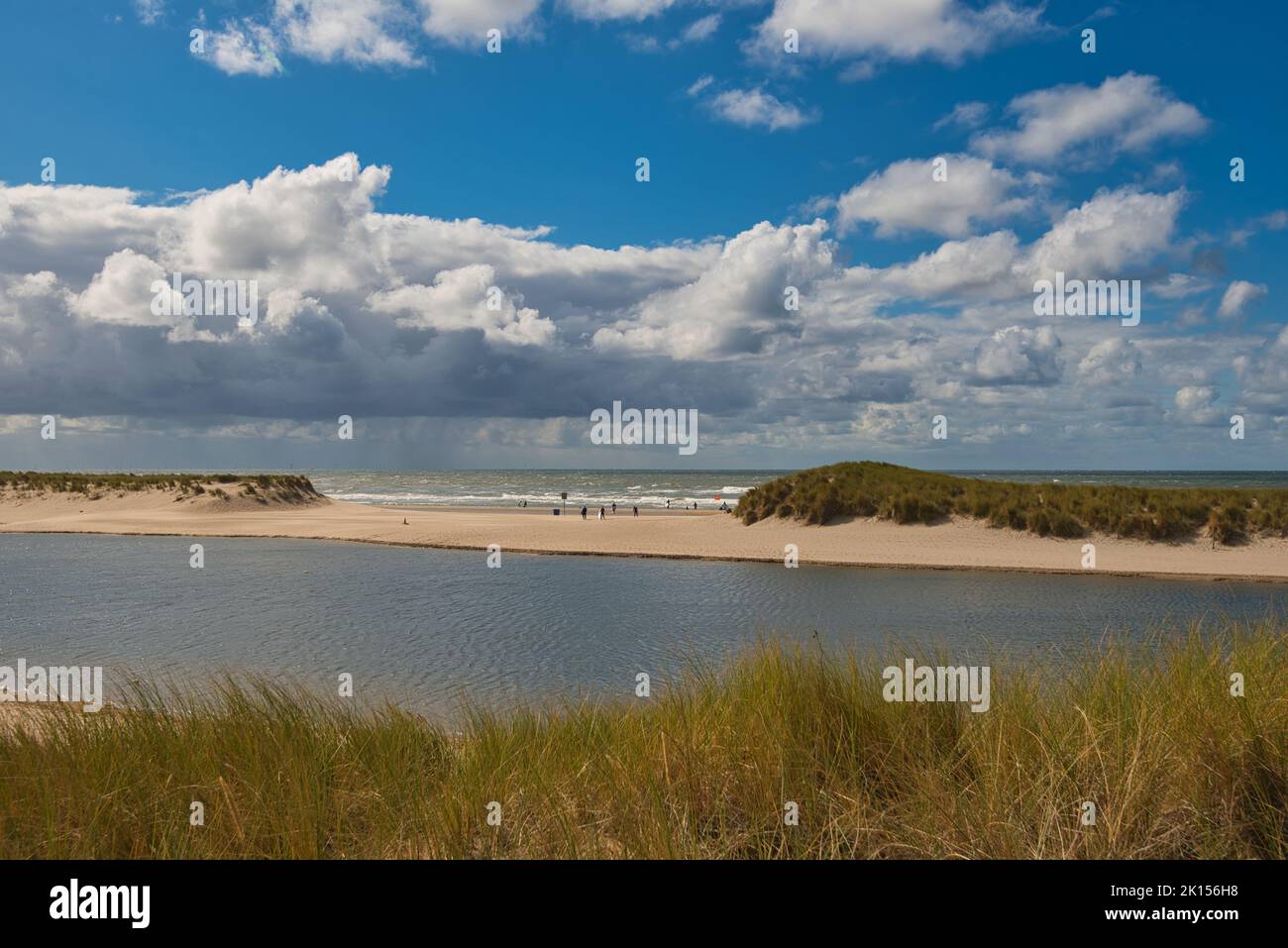 Beach at Camperduin in the North of Netherlands Stock Photo - Alamy