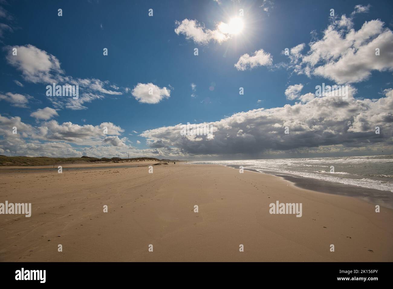 Beach at Camperduin in the North of Netherlands Stock Photo - Alamy