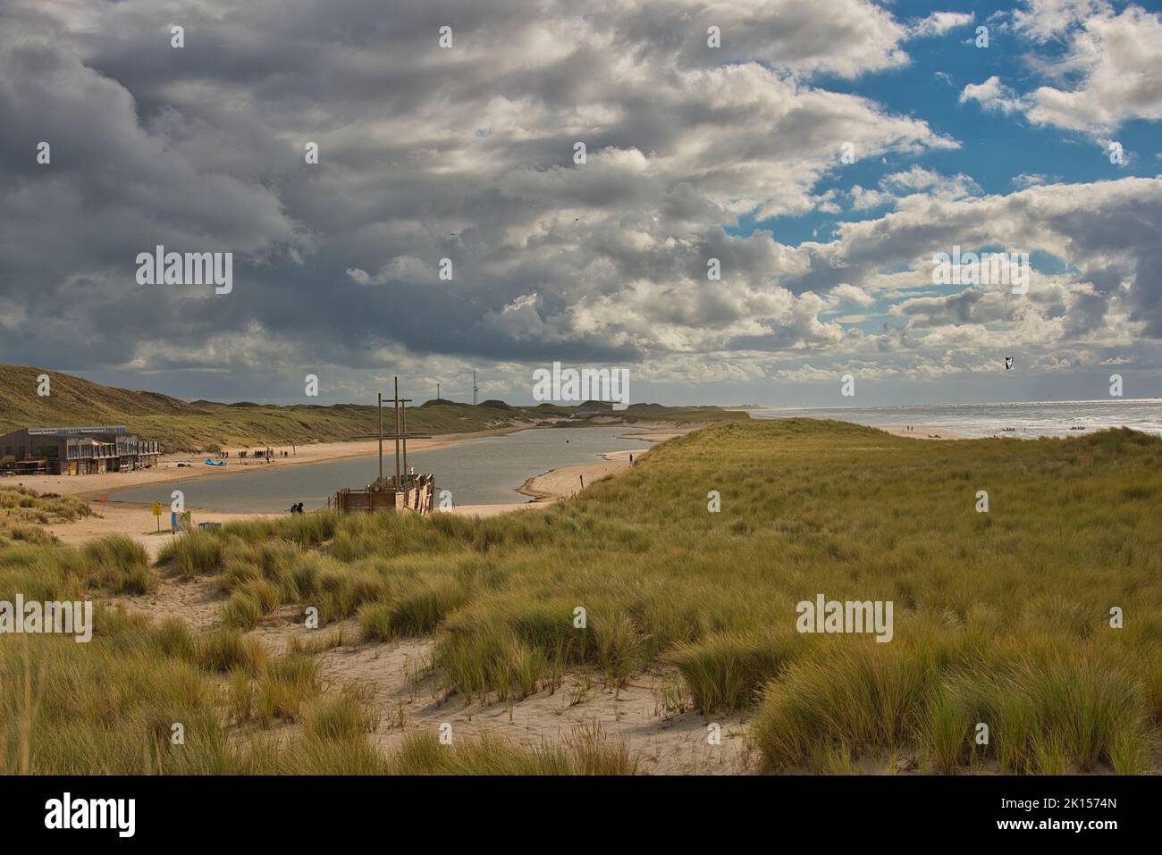 Beach at Camperduin in the North of Netherlands Stock Photo - Alamy