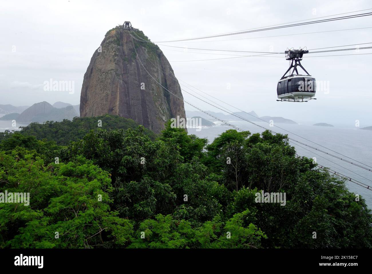 Sugarloaf Mountain, Pão de Açúcar, Rio de Janeiro, Southeast Region, Brazil, South America Stock Photo