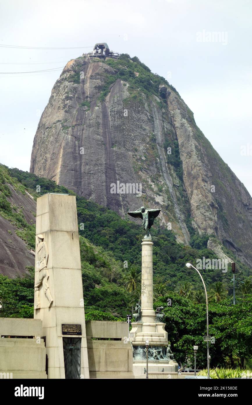 Sugarloaf Mountain, Pão de Açúcar, Rio de Janeiro, Southeast Region, Brazil, South America Stock Photo