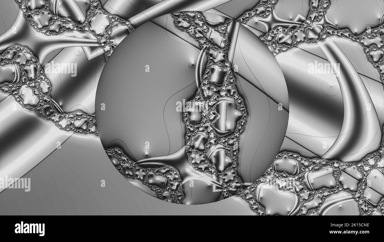 Abstract Computer generated Fractal design. A fractal is a never-ending ...