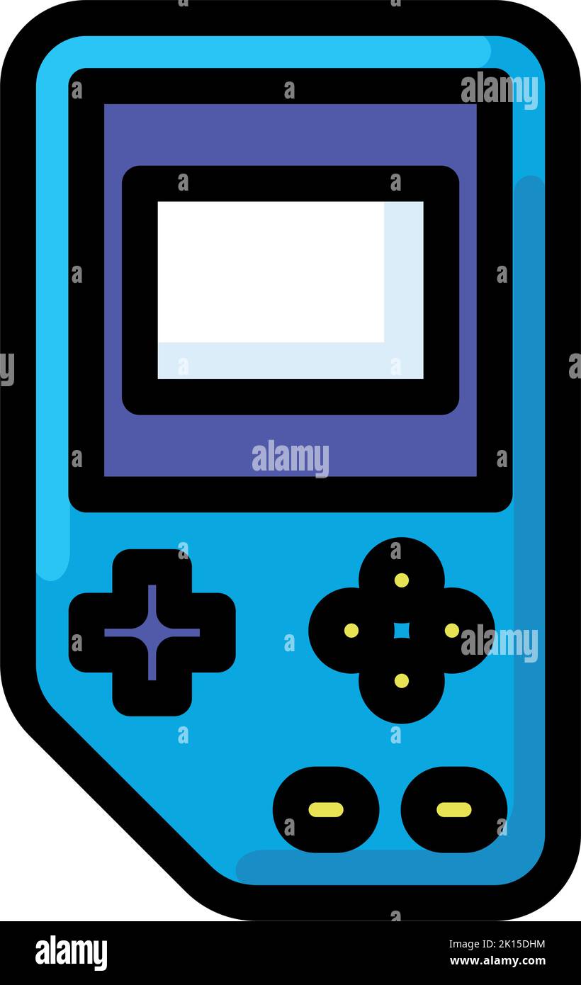 Isolated colored mobile console videogame icon Flat design Vector Stock Vector