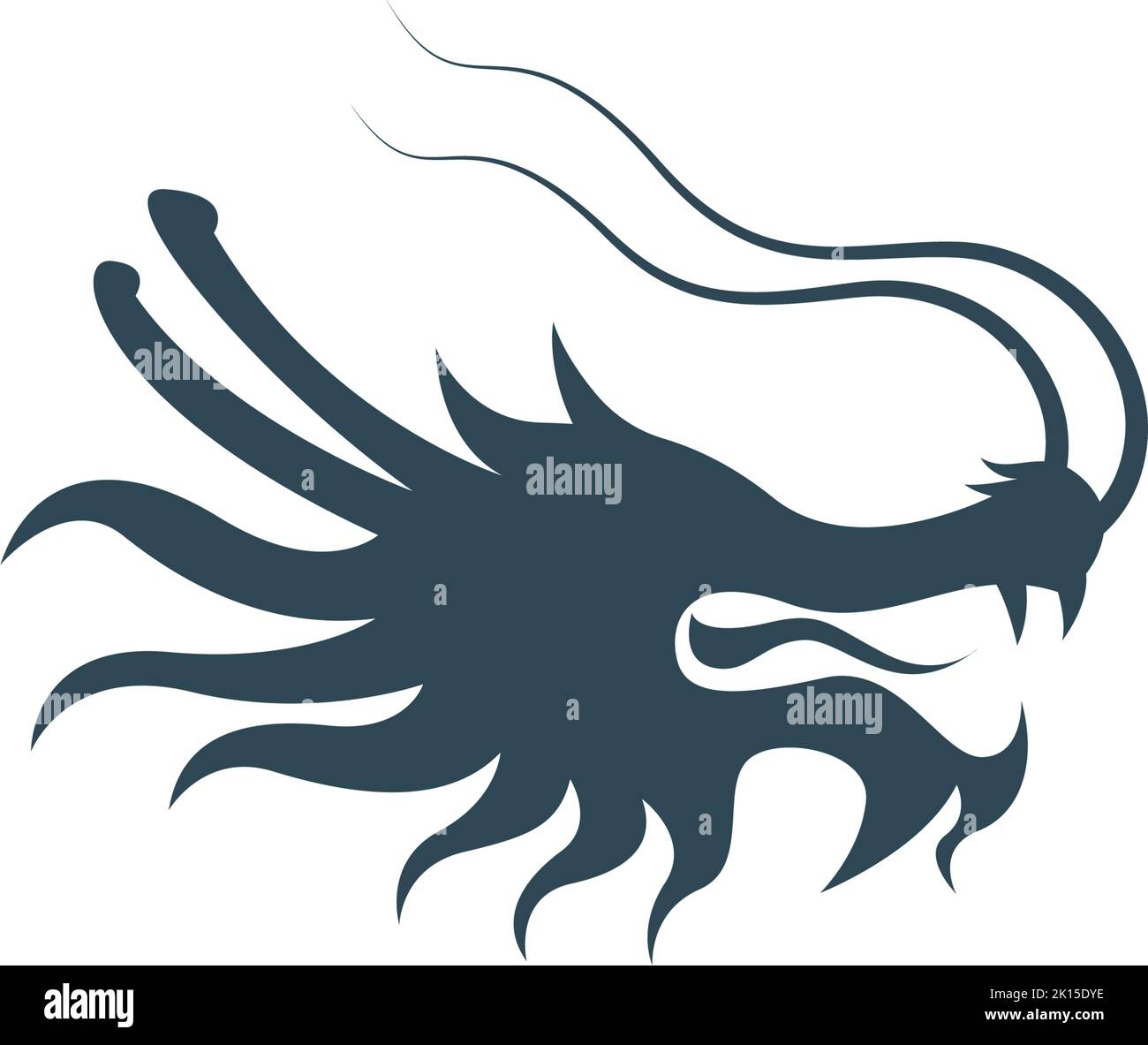 Dragon logo icon design illustration template Stock Vector Image \u0026 Art -  Alamy, image size:1300x1183