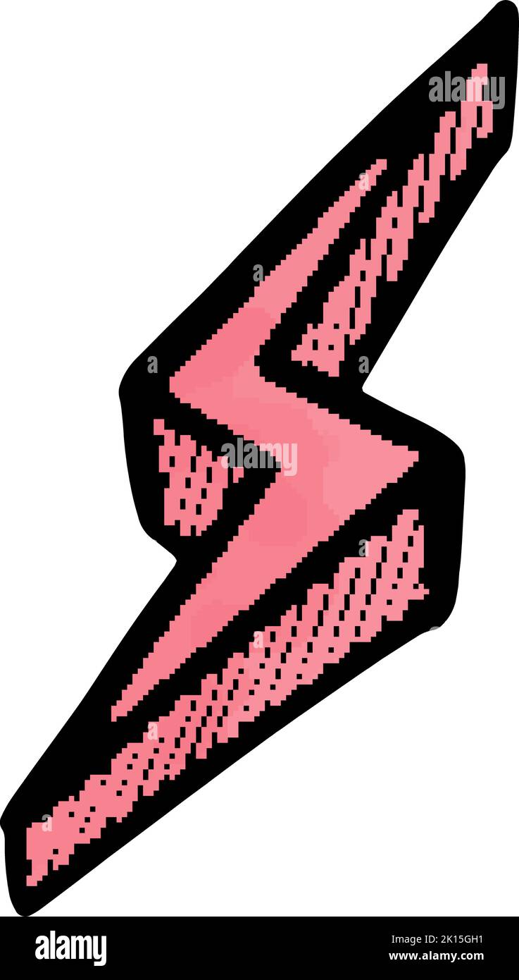 Watercolor style lightning thunder icon hand drawn Stock Vector Image ...