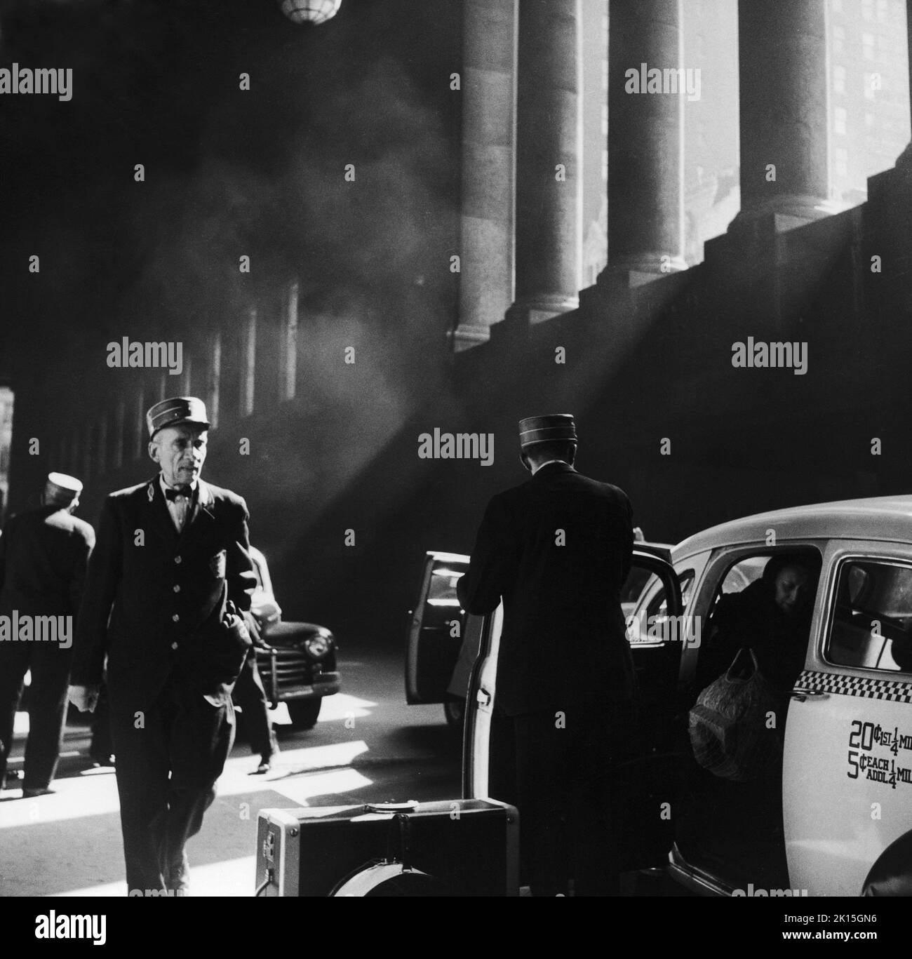 Penn Station, New York City, circa 1950. Stock Photo