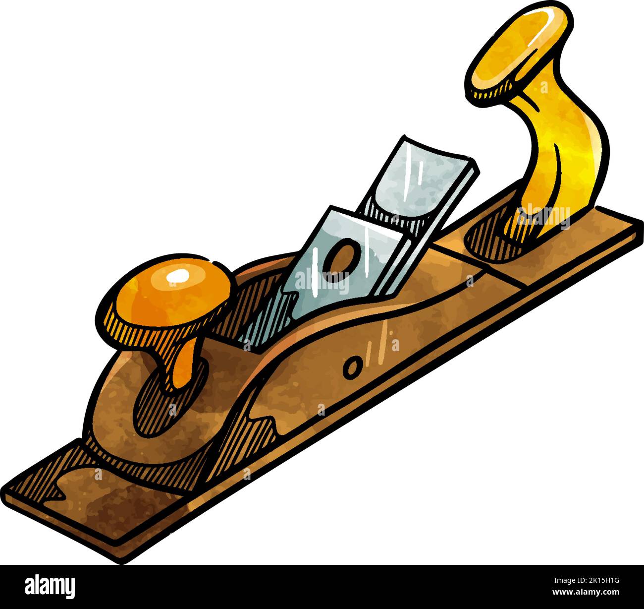 Watercolor style hand planer icon Stock Vector Image & Art Alamy