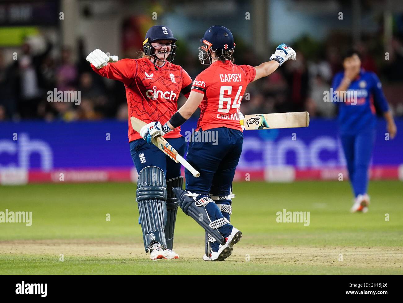 England T20 team celebrating Capsey’s innings Managing the Physical Toll: The Back and Calf Crisis