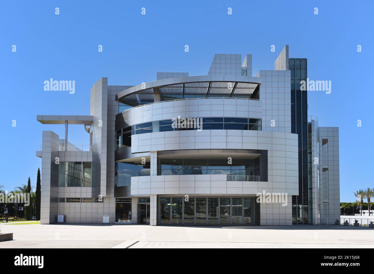 GARDEN GROVE, CALIFORNIA - 20 MAR 2021: The Cultural Center at the Crystal Cathedral. Stock Photo