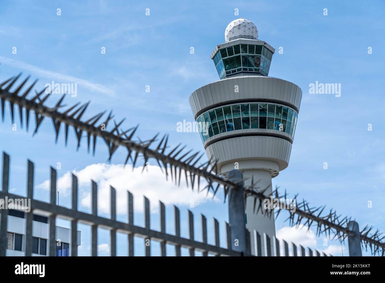 Amsterdam Schiphol Airport, air traffic control tower, radar, safety