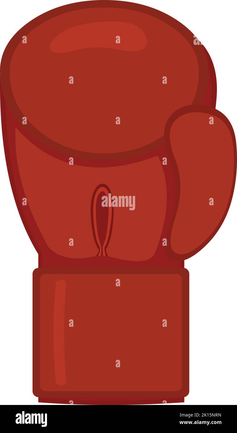 Vector illustration of a red boxing glove Stock Vector Image & Art Alamy
