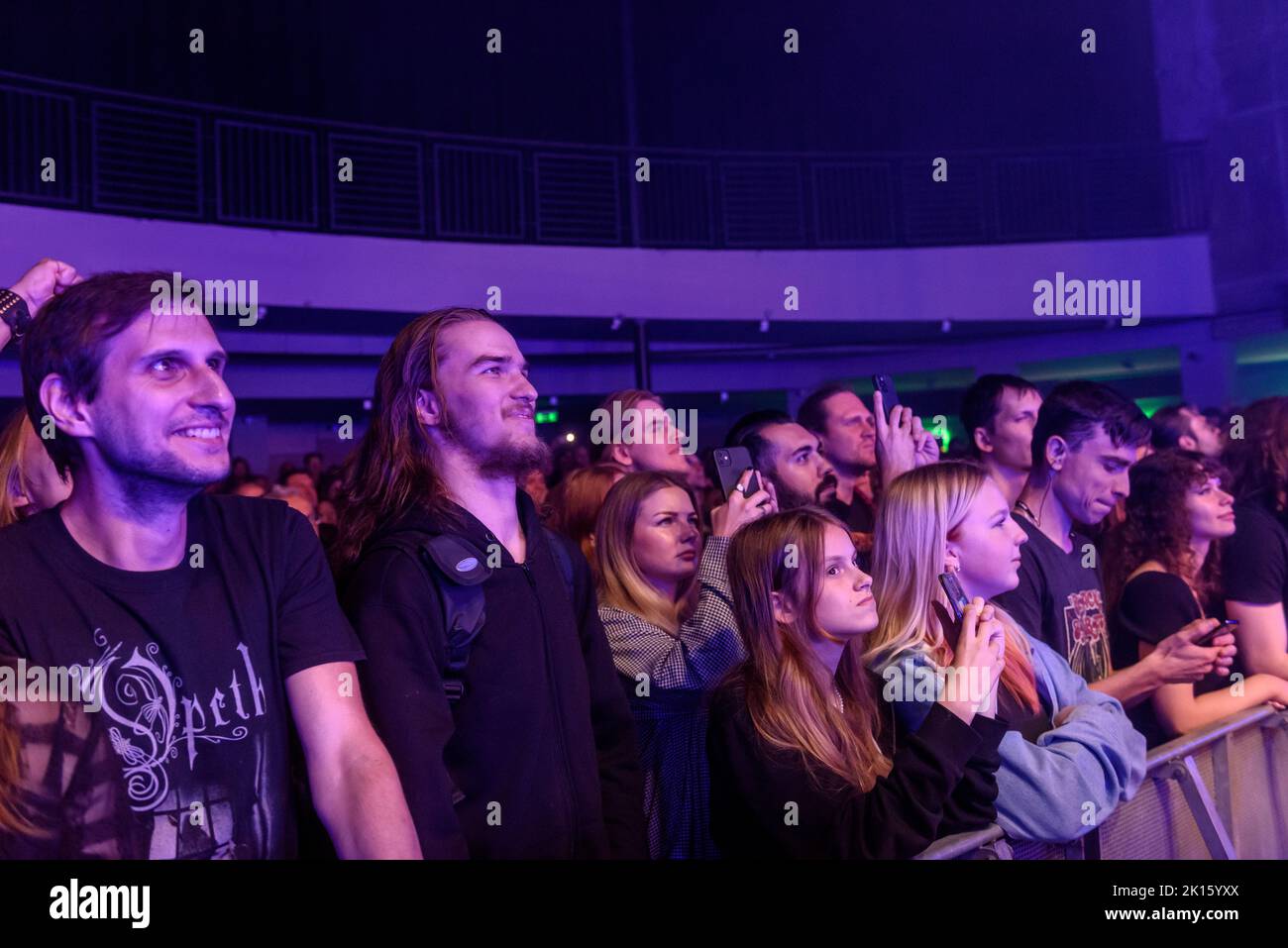 Riga, Latvia. 15th Sep, 2022.  Swedish band OPETH performs at Palladium Riga. Credit: Gints Ivuskans/Alamy Live News Stock Photo