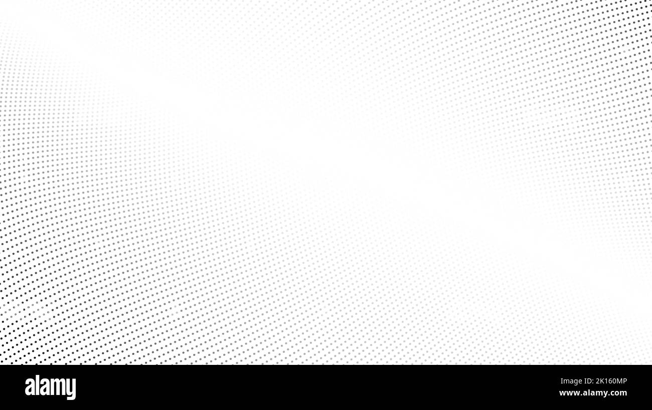 Halftone wave lines background. Abstract dotted stripes texture. Warped