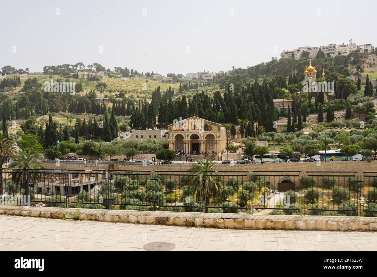 Church of All Nations at the base of the Mount of Olives Stock Photo